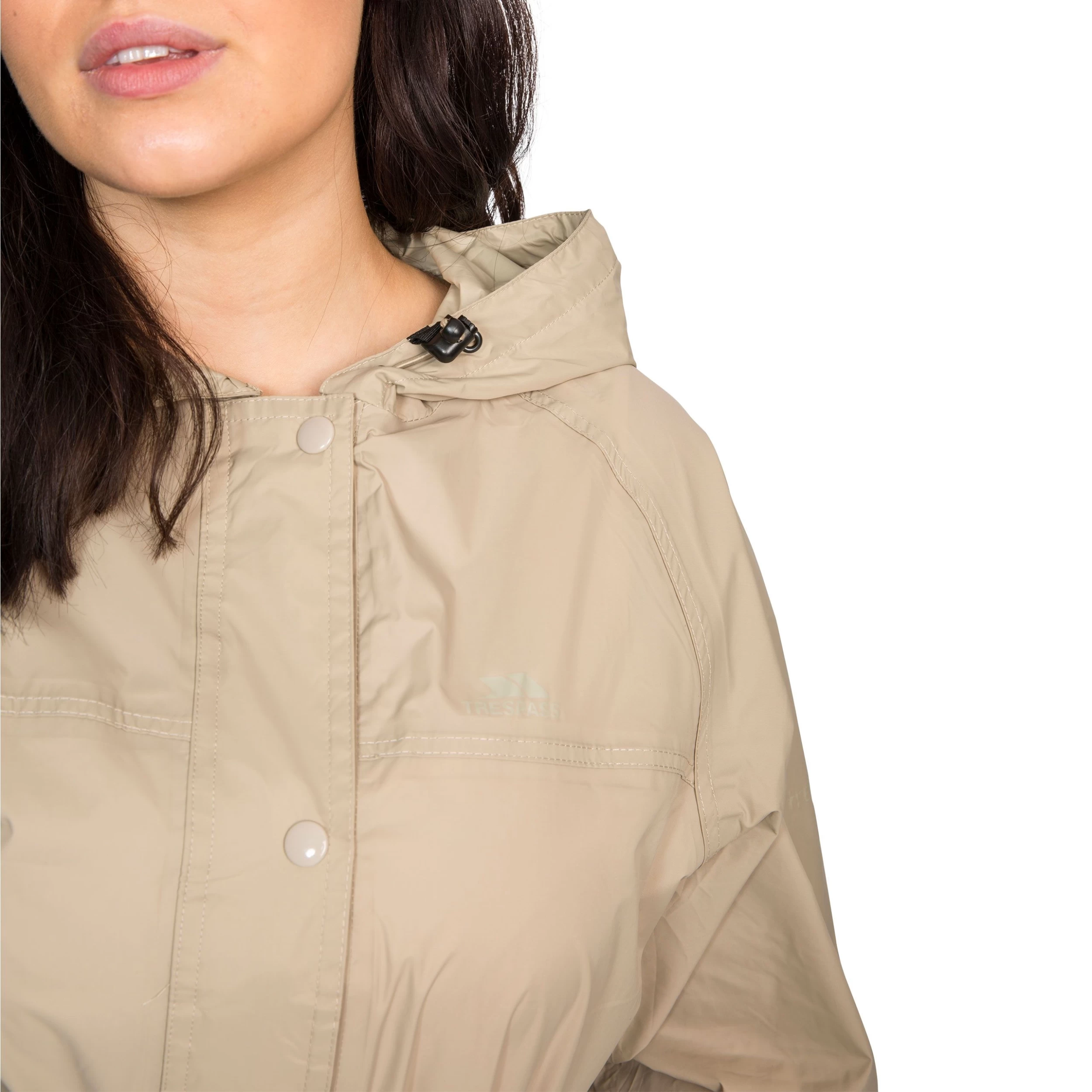 Trespass Womens Packaway Jacket Waterproof Compac Mac - Junior Size 5 Trespass Womens Packaway Jacket Waterproof Compac Mac - Junior Size - Image 5