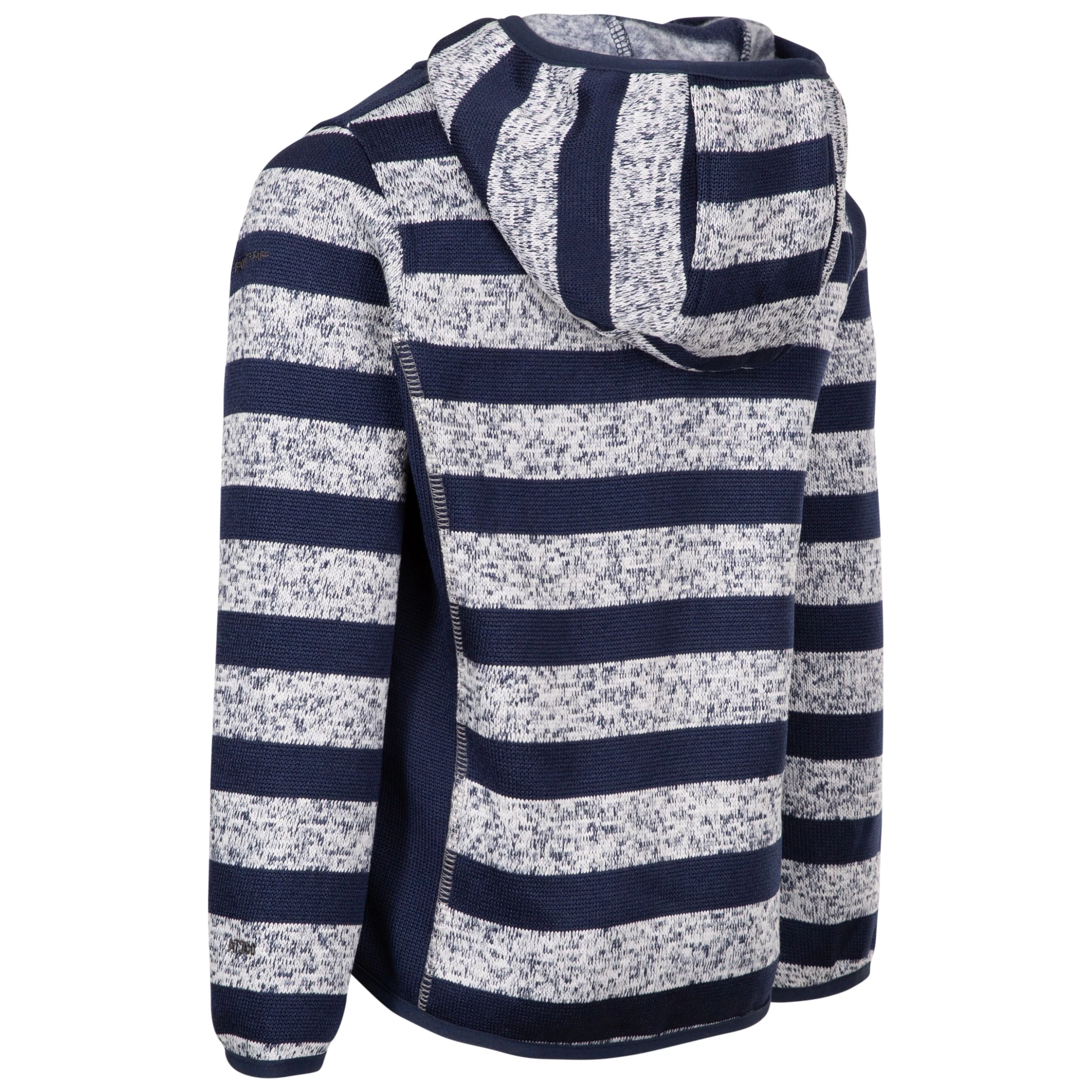 Trespass Kids' Fleece At200 Conjure - NAVY STRIPE 11/12 2 Trespass Kids' Fleece At200 Conjure - NAVY STRIPE 11/12 - Image 2