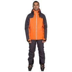 Trespass Men's DLX Waterproof RECCO Ski Jacket Coulson -Adventure Pulse coulson majksktr0002 ora m01