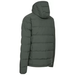 Trespass Men's DLX Hooded Down Jacket Crane -Adventure Pulse crane majkdom20004 oli b 1