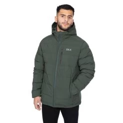 Trespass Men's DLX Hooded Down Jacket Crane -Adventure Pulse crane majkdom20004 oli m09 1