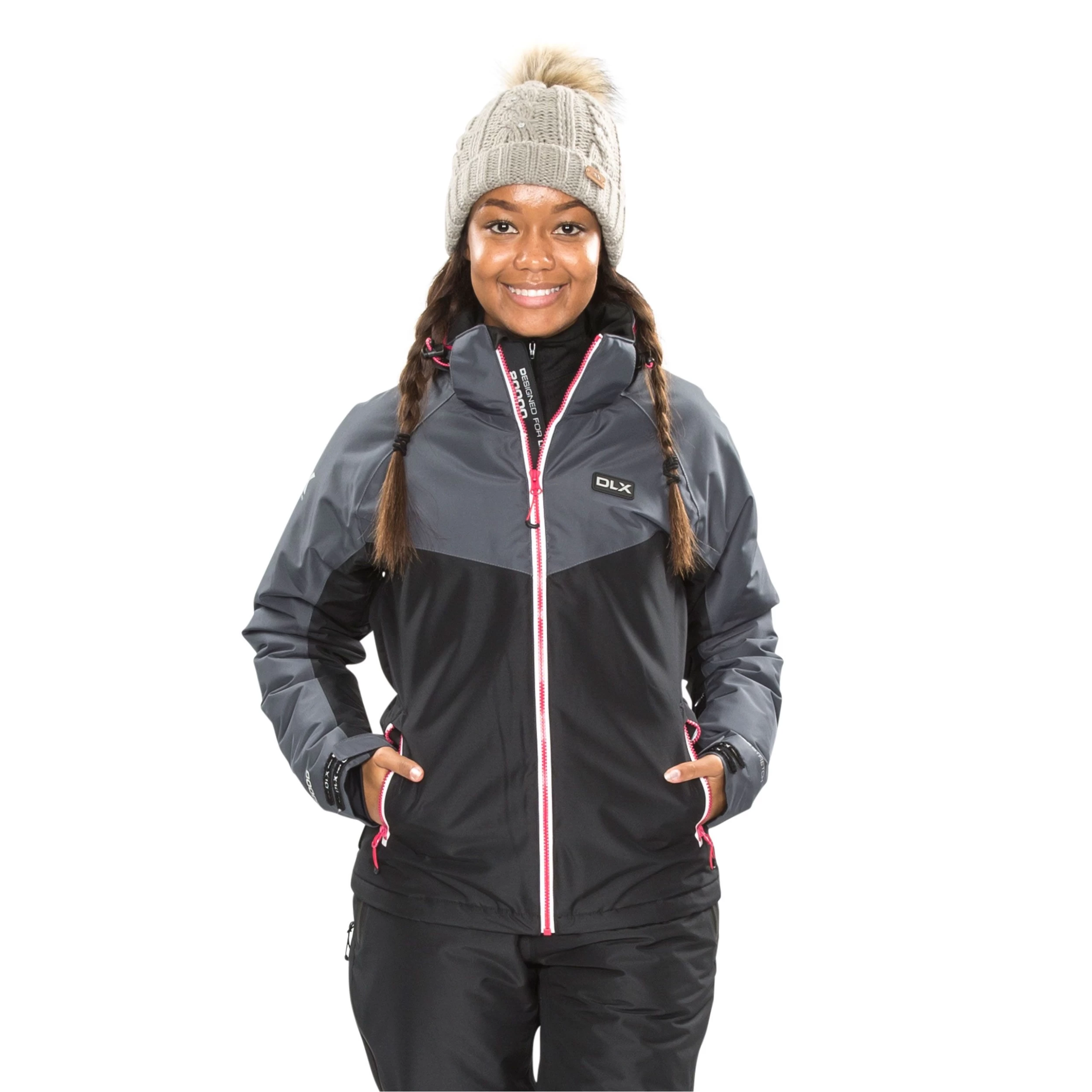 Trespass DLX Womens Ski Jacket Windproof Insulated Crista - Junior Size 3 Trespass DLX Womens Ski Jacket Windproof Insulated Crista - Junior Size - Image 3