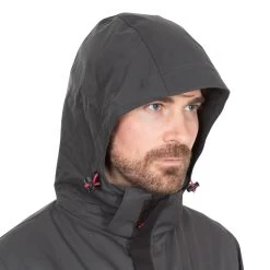 Trespass Men's DLX Waterproof Jacket Danson -Adventure Pulse danson majkrao10004 blk m09