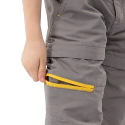 Trespass Kids' Convertible Walking Trousers Defender -Adventure Pulse defender ucbttrn10001 stg m04