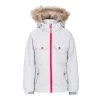 Trespass Girls Ski Jacket In Platinum Print Denia