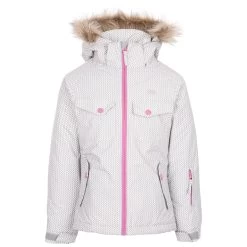 Trespass Girl's Ski Jacket TP50 Denia - PLATINUM PRINT 2/3