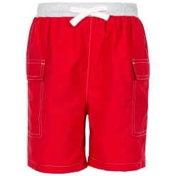 Trespass Kids' Shorts Depths - COBALT 2/3 -Adventure Pulse depths mcbtshtr0008 red a