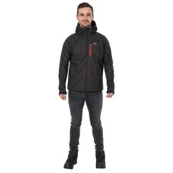 Trespass Men's Hooded Softshell Jacket Desmond -Adventure Pulse desmond majkssn20003 blk m01
