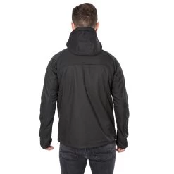 Trespass Men's Hooded Softshell Jacket Desmond -Adventure Pulse desmond majkssn20003 blk m04