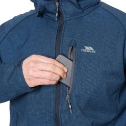 Trespass Men's Hooded Softshell Jacket Desmond -Adventure Pulse desmond majkssn20003 na1 m06