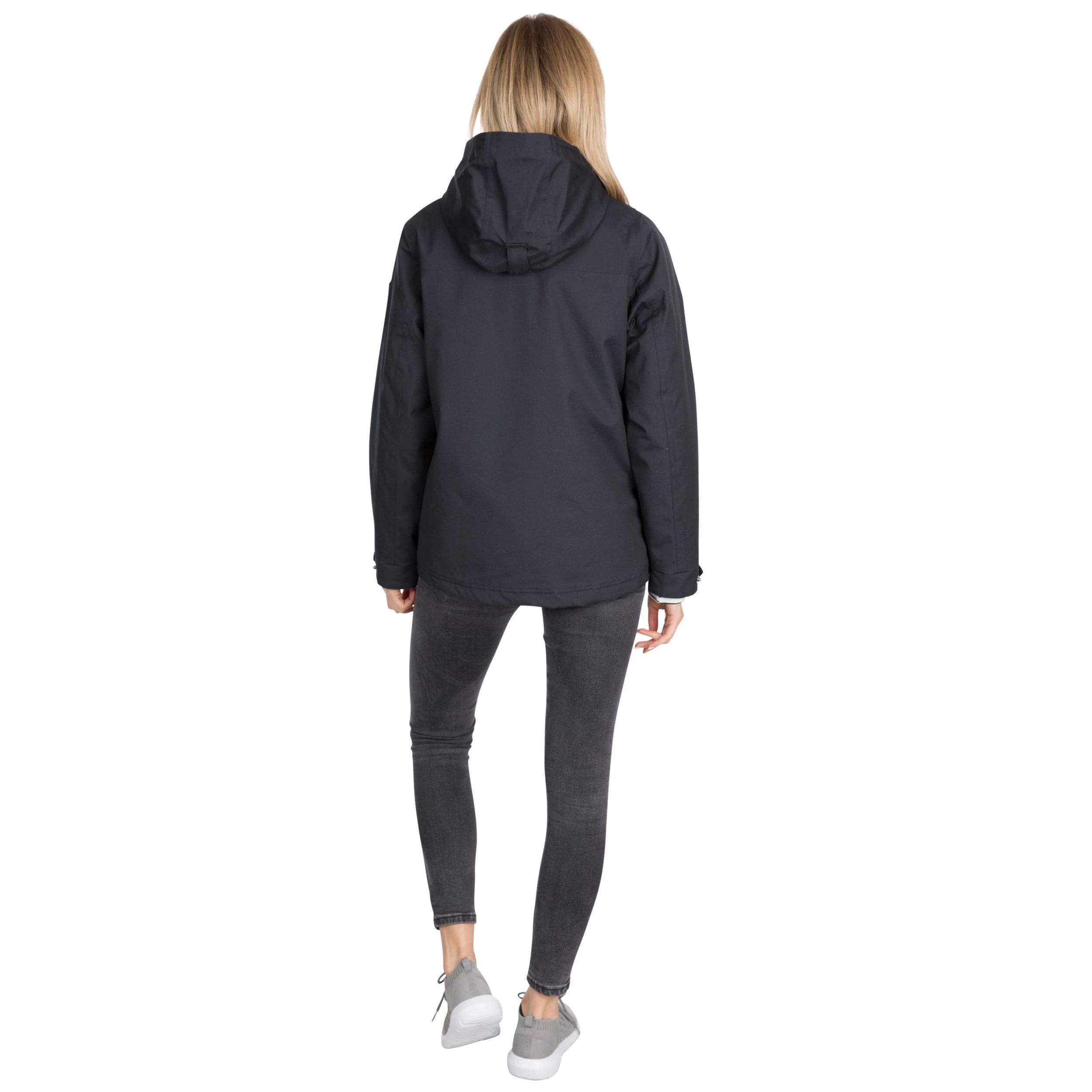 Trespass Womens Fleece Lined Waterproof Jacket Devoted 4 Trespass Womens Fleece Lined Waterproof Jacket Devoted - Image 4