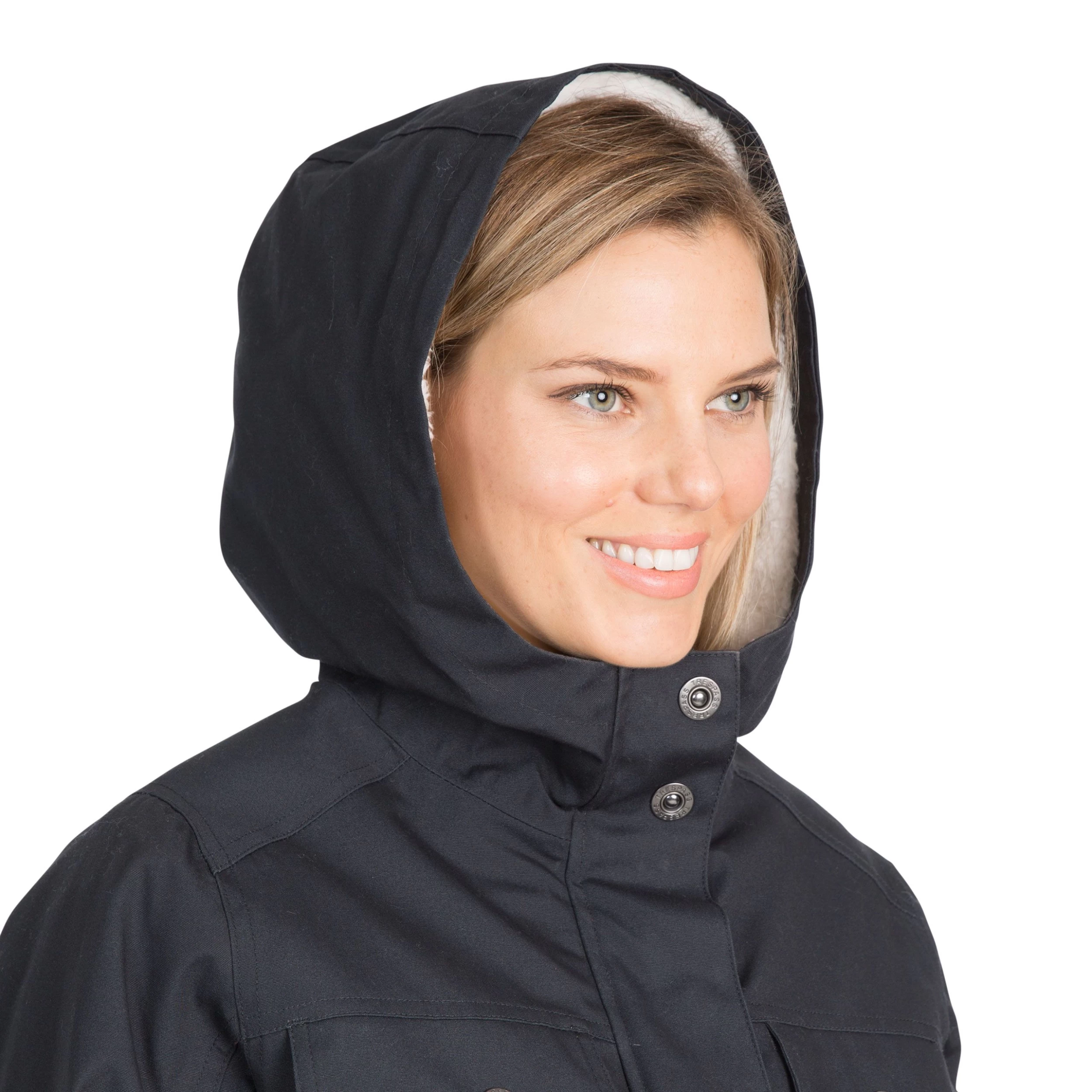 Trespass Womens Fleece Lined Waterproof Jacket Devoted 5 Trespass Womens Fleece Lined Waterproof Jacket Devoted - Image 5