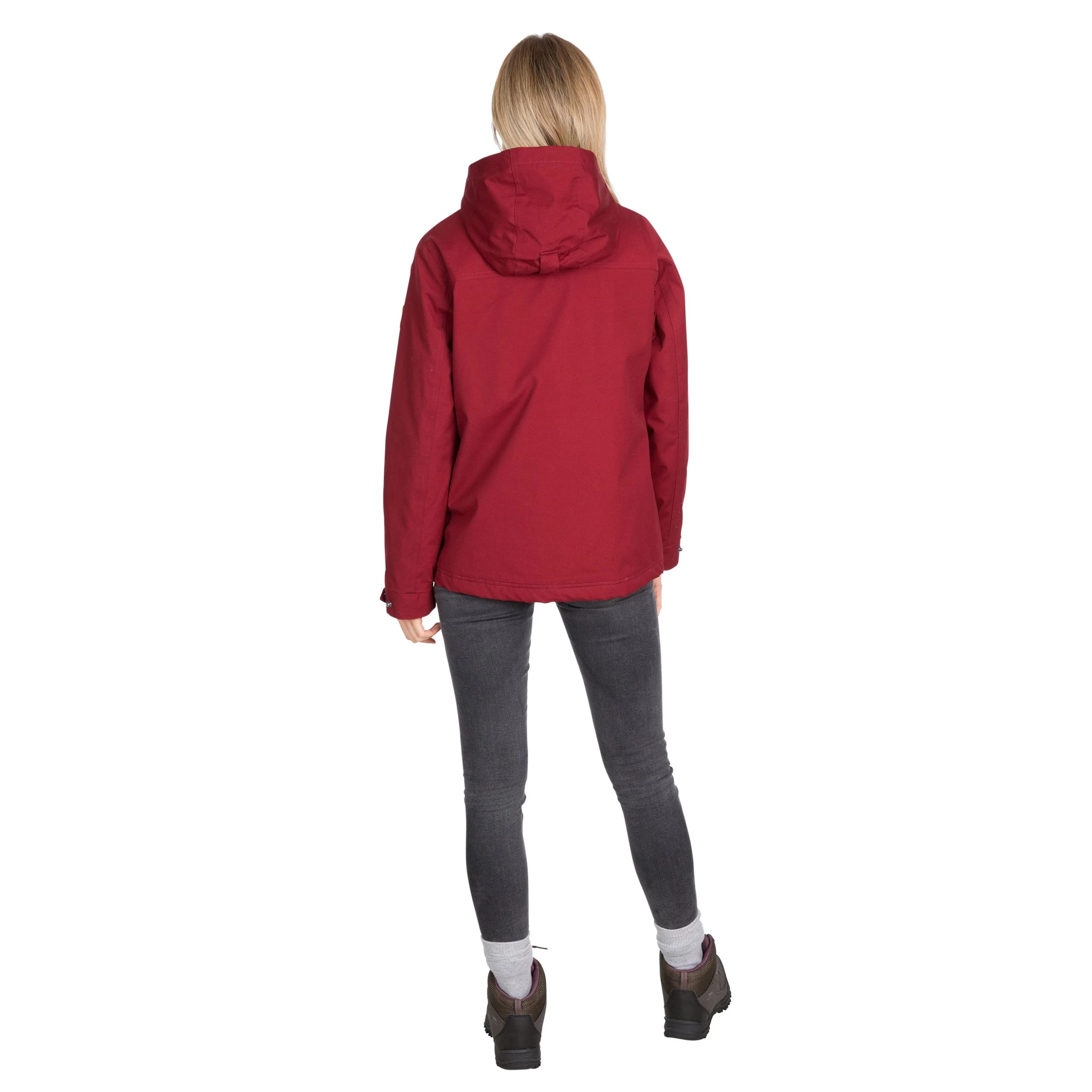 Trespass Womens Fleece Lined Waterproof Jacket Devoted 11 Trespass Womens Fleece Lined Waterproof Jacket Devoted - Image 11