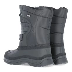 Trespass Kids Snow Boots Water Resistant Fleece Lined Dodo -Adventure Pulse dodo uyfobog10001 blk h 1