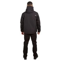 Trespass Men's Waterproof Jacket Donelly - Junior Size -Adventure Pulse donelly majkral20005 blk m02