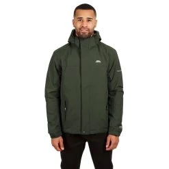Trespass Men's Waterproof Jacket Donelly - Junior Size -Adventure Pulse donelly majkral20005 oli m01