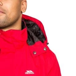 Trespass Men's Waterproof Jacket Donelly - Junior Size -Adventure Pulse donelly majkral20005 red m03
