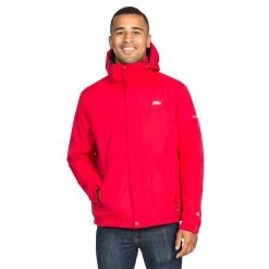 Trespass Men's Waterproof Jacket Donelly - Junior Size -Adventure Pulse donelly majkral20005 red m08
