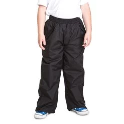 Trespass Kids' Waterproof Trousers Echo 6 Trespass Kids' Waterproof Trousers Echo -Adventure Pulse echo ucbtrah10001 blk m1 1