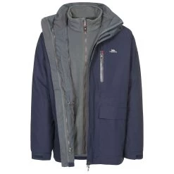 Trespass Mens 3 In 1 Waterproof Jacket Edgewater II