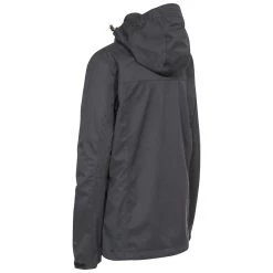 Trespass DLX Womens Hooded Waterproof Jacket Emeson -Adventure Pulse emeson fajkran20001 blk b 1