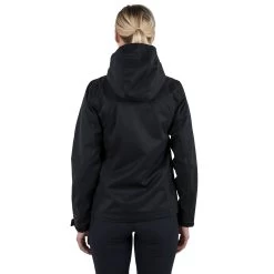 Trespass DLX Womens Hooded Waterproof Jacket Emeson -Adventure Pulse emeson fajkran20001 blk m11 1