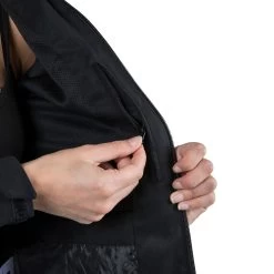 Trespass DLX Womens Hooded Waterproof Jacket Emeson -Adventure Pulse emeson fajkran20001 blk m14 1