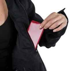 Trespass DLX Womens Hooded Waterproof Jacket Emeson -Adventure Pulse emeson fajkran20001 blk m16 1