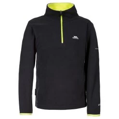 Trespass Boys Microfleece AT100 Etto - BLACK 11/12 -Adventure Pulse etto mcflmfm10001 blk a 1