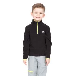 Trespass Boys Microfleece AT100 Etto - BLACK 11/12 -Adventure Pulse etto mcflmfm10001 blk m01
