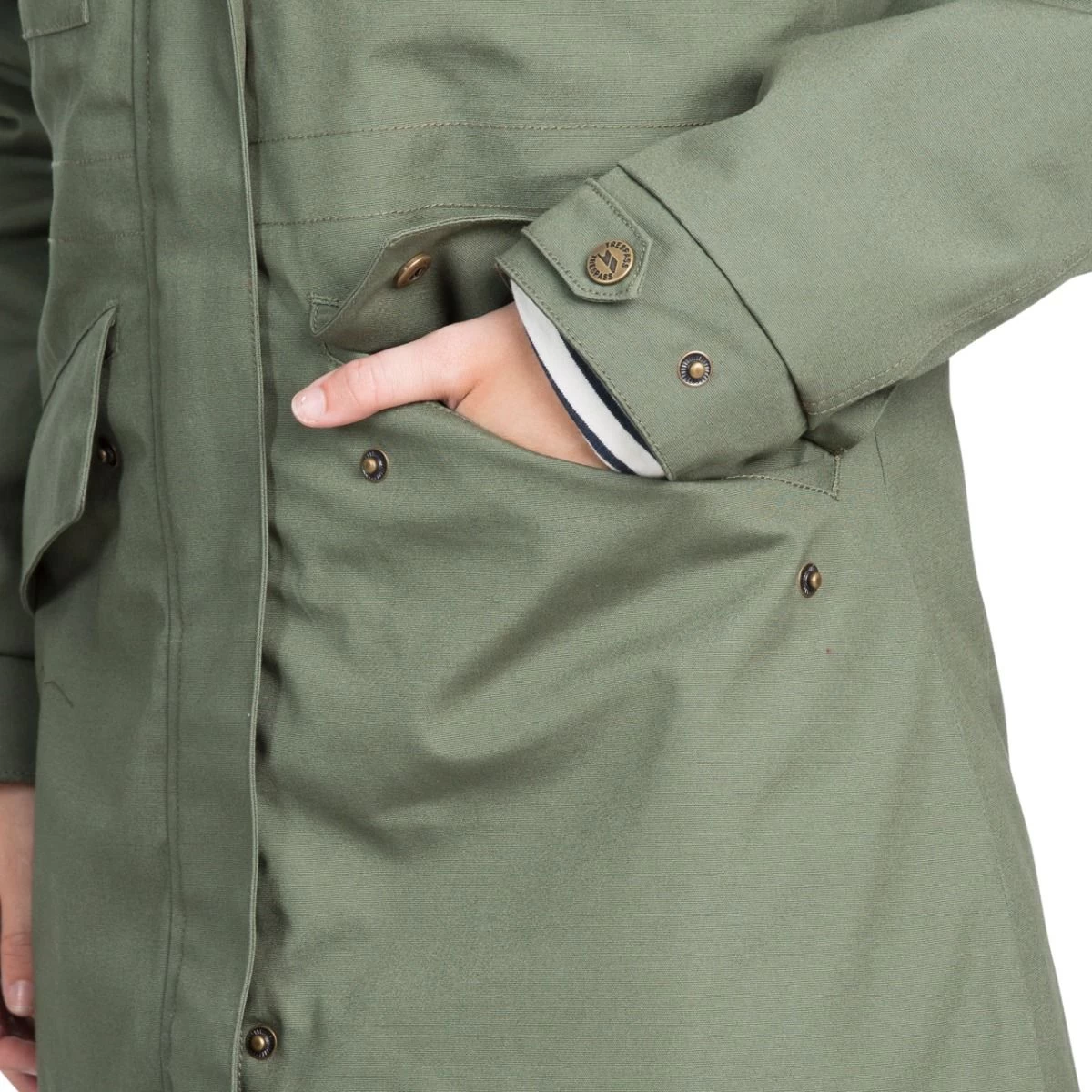 Trespass Womens Waterproof Parka Jacket Faithful - Junior Size 7 Trespass Womens Waterproof Parka Jacket Faithful - Junior Size - Image 7