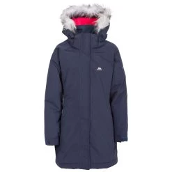 Trespass Girls Waterproof Parka Jacket Fame