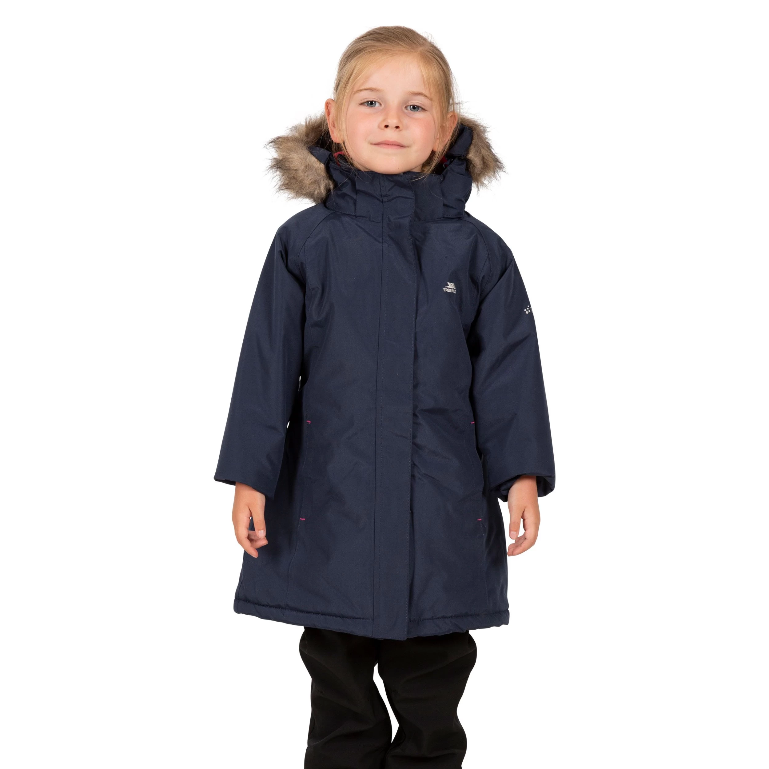 Trespass Girls Waterproof Parka Jacket Fame 4 Trespass Girls Waterproof Parka Jacket Fame - Image 4