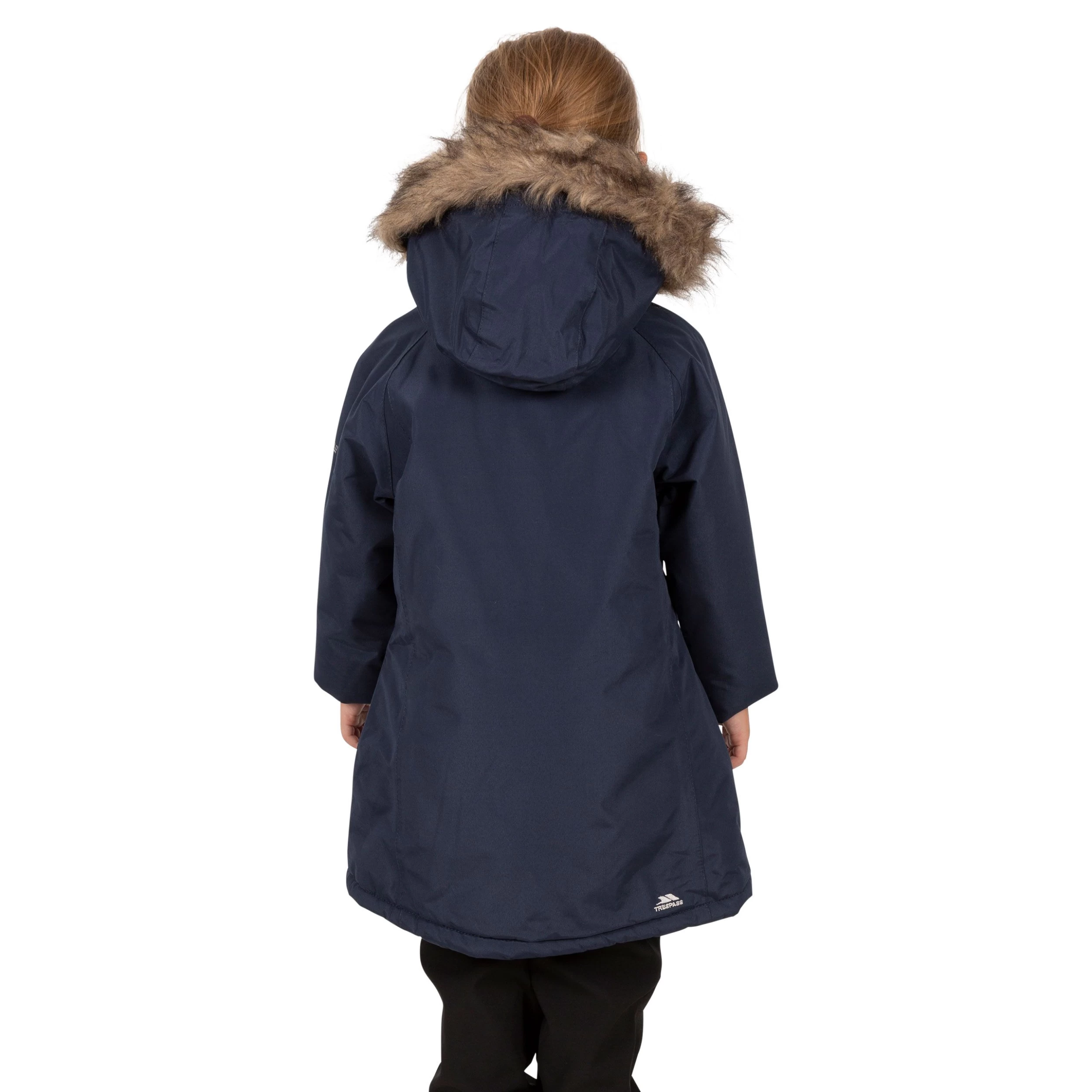 Trespass Girls Waterproof Parka Jacket Fame 5 Trespass Girls Waterproof Parka Jacket Fame - Image 5