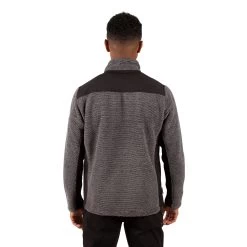 Trespass Men's Knitted Striped Fleece Jacket Faratino -Adventure Pulse faratino maflfltr0022 ds1 m02