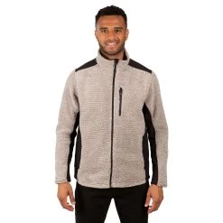 Trespass Men's Knitted Striped Fleece Jacket Faratino -Adventure Pulse faratino maflfltr0022 trf m01