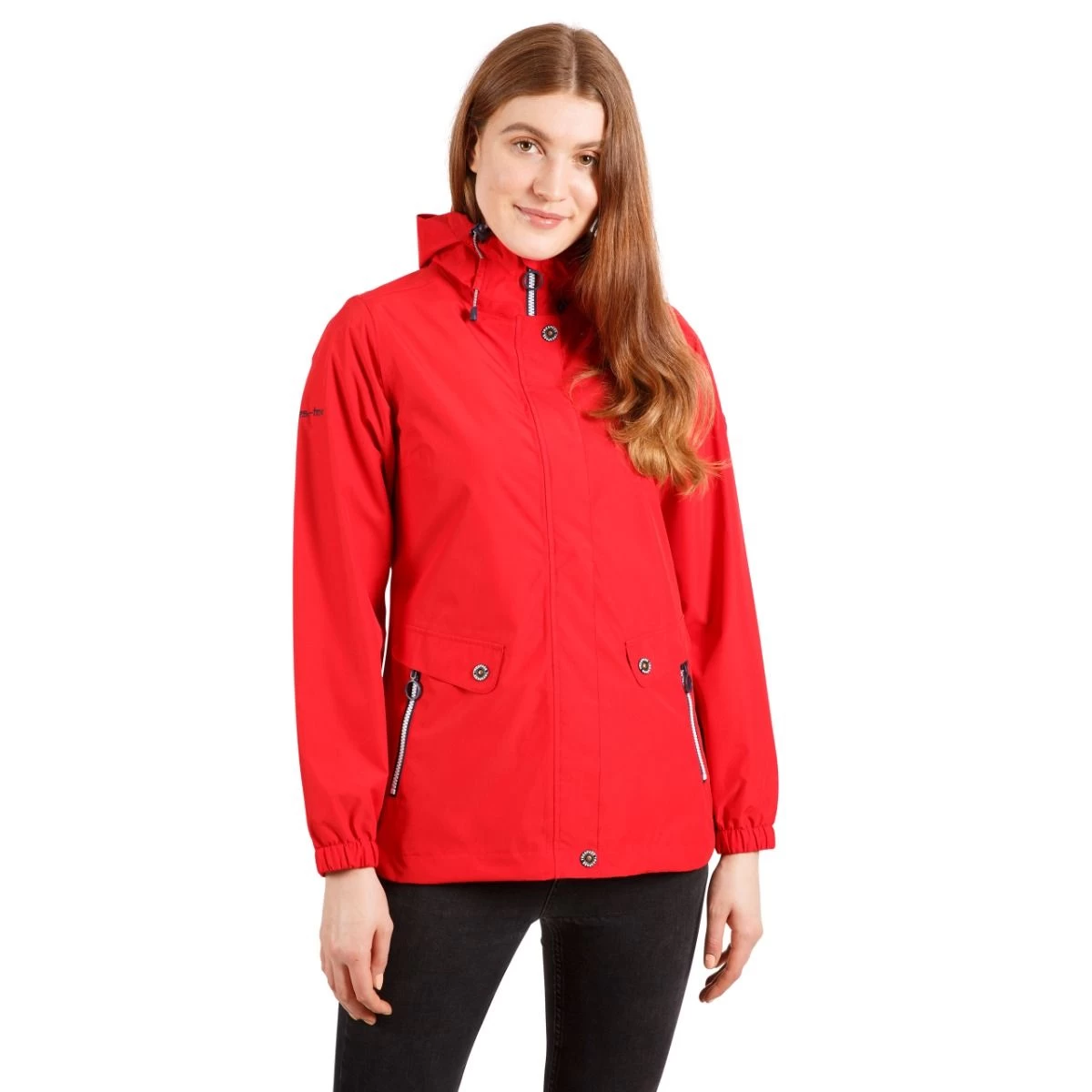 Trespass Womens Waterproof Jacket With Hood Flourish - Junior Size 10 Trespass Womens Waterproof Jacket With Hood Flourish - Junior Size - Image 10