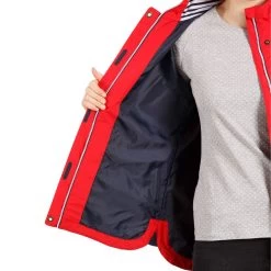 Trespass Womens Waterproof Jacket With Hood Flourish - Junior Size 33 Trespass Womens Waterproof Jacket With Hood Flourish - Junior Size -Adventure Pulse flourish fajkratr0037 red m05