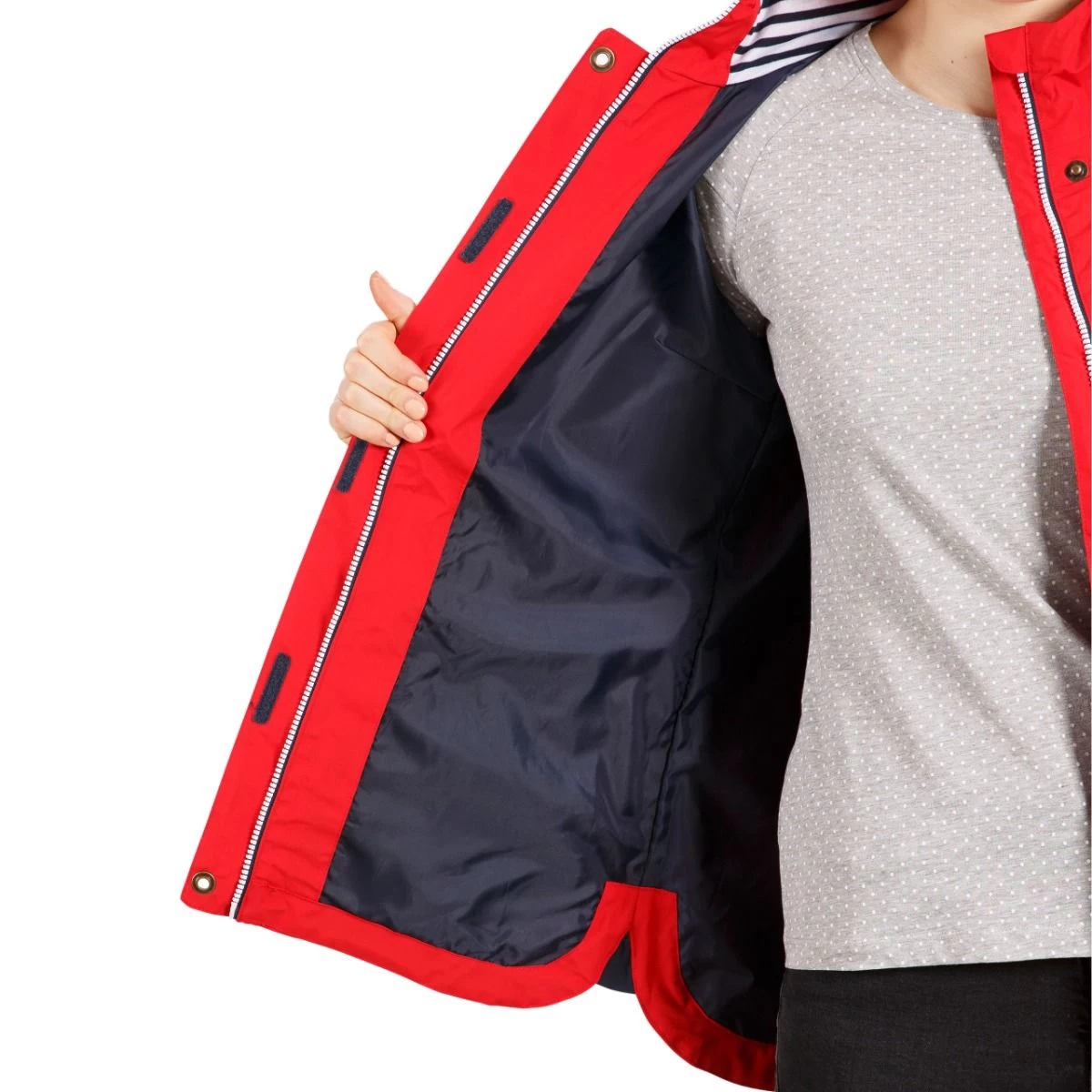 Trespass Womens Waterproof Jacket With Hood Flourish - Junior Size 14 Trespass Womens Waterproof Jacket With Hood Flourish - Junior Size - Image 14