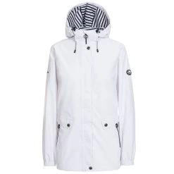 Trespass Womens Waterproof Jacket With Hood Flourish - Junior Size 24 Trespass Womens Waterproof Jacket With Hood Flourish - Junior Size -Adventure Pulse flourish fajkratr0037 wht a