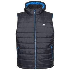 Trespass Men's Hooded Gilet Franklyn -Adventure Pulse franklyn majkgin20002 blk a