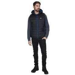 Trespass Men's Hooded Gilet Franklyn -Adventure Pulse franklyn majkgin20002 blk m02