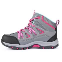 Trespass Kids Walking Boots Waterproof Mid Cut Gillon II 18 Trespass Kids Walking Boots Waterproof Mid Cut Gillon II -Adventure Pulse gillonii ucfobotr0004 gry d