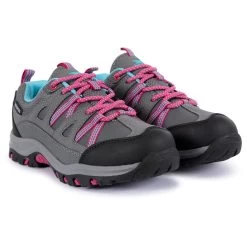 Trespass Kids Walking Shoes Waterproof Low Cut Gillon II 35 Trespass Kids Walking Shoes Waterproof Low Cut Gillon II -Adventure Pulse gilloniilow ucfotetr0004 gry g