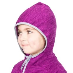 Trespass Kids Fleece Jacket With Hood Full Zip Goodness -Adventure Pulse goodness fcflflm20001 pdm m07