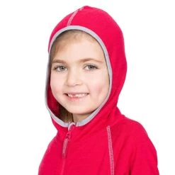 Trespass Kids Fleece Jacket With Hood Full Zip Goodness -Adventure Pulse goodness fcflflm20001 rbm m06