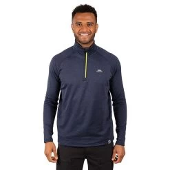 Trespass Men's Goodwin Half Zip Top Navy Marl