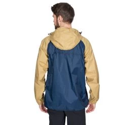 Trespass Men’s Waterproof Packaway Jacket Gusty - Junior Size -Adventure Pulse gusty majkrao10007 tan m05