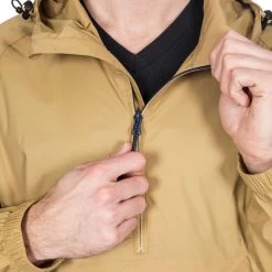 Trespass Men’s Waterproof Packaway Jacket Gusty - Junior Size -Adventure Pulse gusty majkrao10007 tan m11