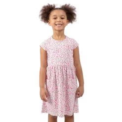 Trespass Kids Short Sleeve Dress Floral Print Happiness -Adventure Pulse happiness fccldrtr0002 pip m01